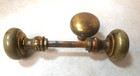 Vtg Brass Door Knobs Lot Of 3