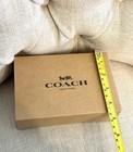 New Coach Small Giftbox Cardboard Paper Gift Box Size 6 5 x4 5 x2  Light Brown