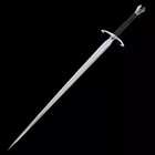 Medieval Black Death Gothic Sword Battle Ready Functional Sword With Scabbard