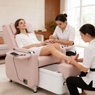 Reclining Manicure Chair Pedicure Station Nail Tech Salon Back Massage Foot Spa