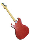 Vintage 1960 s Teisco Telestar Japan Electric Guitar Red Glitter Paint-rare