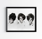 Supremes Publicity Photo C1960s  Birdsong  Ross  Wilson  Vintage Photo Reprint