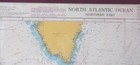 Huge Admiralty Chart  4011 - Northern Part North Atlantic - 28 x42  - 1997 - Vg