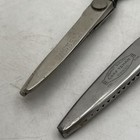 2 Vintage Craftsman   Weiss Stainless Pinking Shear   Scissors 9  Sewing Tool