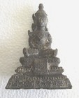 Antique Chinese Bronze Statue Detailed 19c  