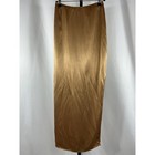 Camila Coelho  selina  Gold Viscose Maxi Skirt Size Xxs