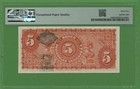 Mexico 5 Pesos  1914 A Banco Peninsular Mexicano Pick   S465a Pmg 65 Gem Unc Epq