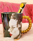 Universal   Halloween   Monsters Bride Of Frankenstein Mug With Stirrer