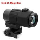 G45 5x Magnifing Sight Scope Clone With Switch Flip To Side Qd Mount 20mm Rail