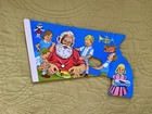 1950 s  Coca-cola   un-used   Cardboard Christmas  pop  Guns  Vintage Santa