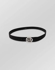 Stefano Ricci Calfskin Leather Belt With Signature Octagonal Buckle