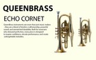 Echo Cornet Brass In Bb 4 Valve Brass Finish With Case And Mouthpiece