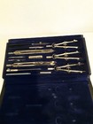 Vtg Keuffel   Esser Doric Apollo Drafting Instrument Set   9626c Leather Case