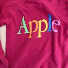 Vintage Apple Computer Sweatshirt Hanes Label Sz L Early 90s Excellent Rare Find