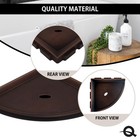 8 corner Shower Shelf - Lugged For New Construction Organizer For Tiled Walls