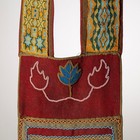 Antique Circa 1860 Ojibwe Great Lakes Beaded Bandolier Bag Native American