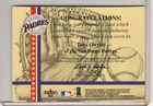 2001 Fleer Platinum No  Tony Gwynn  national Patch Time  Game-worn Jersey Card