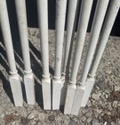8 White Wood Architectural Balusters Turned Spindle 38    Tall Crafter Diy