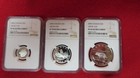 2004 Canada 3x Arctic Fox  4   3 And  2 - Ngc Graded Pf70   69 Coin Set