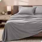 Super Soft Fleece Sheet Set - Deep Pocket  Cozy All-season From Bare Home