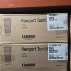 Cambro Newport Clear Tumbler 22 Oz New In Box