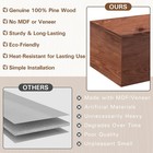 Fireplace Mantel - Handcrafted Wood Mantles For Over Fireplace - Wall Mounted