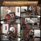Leg Extension Curl Lower Body Workout Machine  Heavy Duty Adjustable Leg Machine