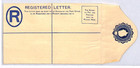 Bermuda Bwi Postal Stationery Kgvi Cover 3d Registered Letter Unused Yo420