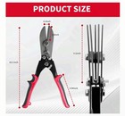 Crimpadora Manual De Metal Para Ductos Hvac 5 Cuchillas 24-28 Calibre