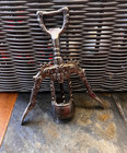 Vintage Italian Grape Vine Winged Wine Corkscrew Bottle Opener