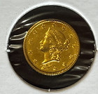1853 Liberty Head Gold  1 - Ex Jewelry