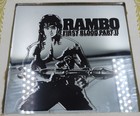 Vintage Rambo First Blood Part Ii Carnival Mirror Fair Prize Sly Stallone 6 x6 