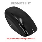 Gloss Black Rear Fender Mudguard For Harley Sportster Xl 883 1200 48 72 Bobber