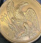 1830 s Federal Round Shoulder Plate With Eagle