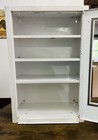 4-shelf First Aid Wall Cabinet Medicine  Emergency Metal Medical Box W  Key
