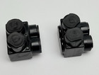 Lot Of 2  Burndy 1pl2 0-2   14awg 2 0str  Al9cu Insulated Multi Tap Connector