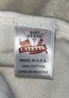 Vintage Baby Guess Layette  Hooded Towel Bath Blanket Terry Cloth Cotton 36x27