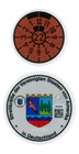 Us Forces In Germany German License Plate Registration Seal   Inspection Sticker