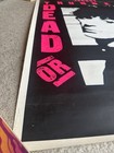 Johnny Thunders Orig Dead Or Alive Giant 40x31    Promo Poster  New York Dolls