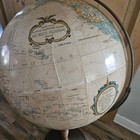 Replogle Globe World Classic Series 16  Floor Model Wood Metal Base Unique Read 
