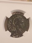  Elagabalus Ad 218 222 Bi Tetradrachm Silver Ngc  Verry Fine  large