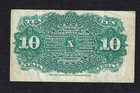 Us 10 Cent Fractional Currency   Civil War Era March 1863   Fr 1257   Xf