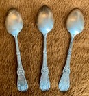 Vintage Rogers   Bro  A1 High Quality Silver Plate  Table Spoon Set Of 3