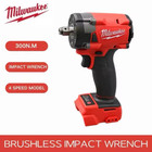 Milwaukee Brushless Cordless Electric Wrench 1 2 Inch Car Truck Repair Rechargea
