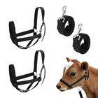 2-pack Adjustable Cattle Cow Calf Halter   12 6 -18 9  Nylon   livestock Cow