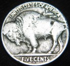 Original Tougher Date 1920-s Buffalo Nickel 5   Free Shipping  Kp57eq