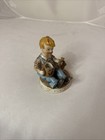 Ceramic Figurine Boy With Watering Can Occupied Japan