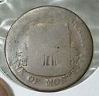 1844 Bank Of Montreal Half Penny Token 1 2 Un Sous