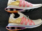 New Mens Nike  Shox  Gravity Gray Gold Blue Red  Size 10 5