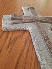 Wall Cross Decor 11x7 Grey And Brown Rustic